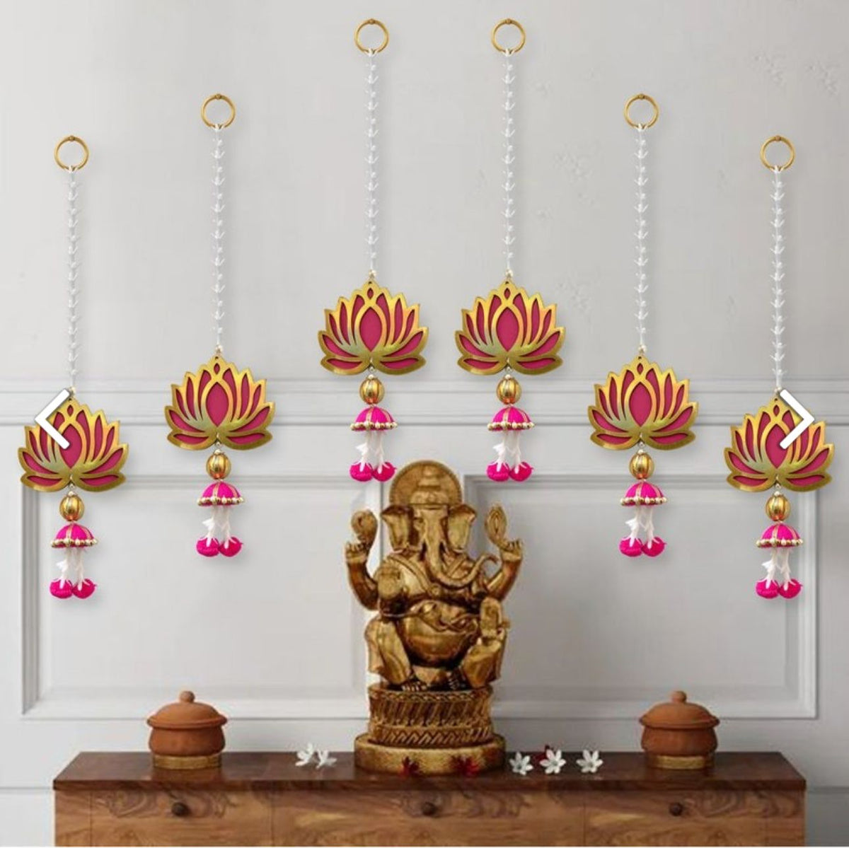 Lotus Tassel Door & Wall Hanging in Munich