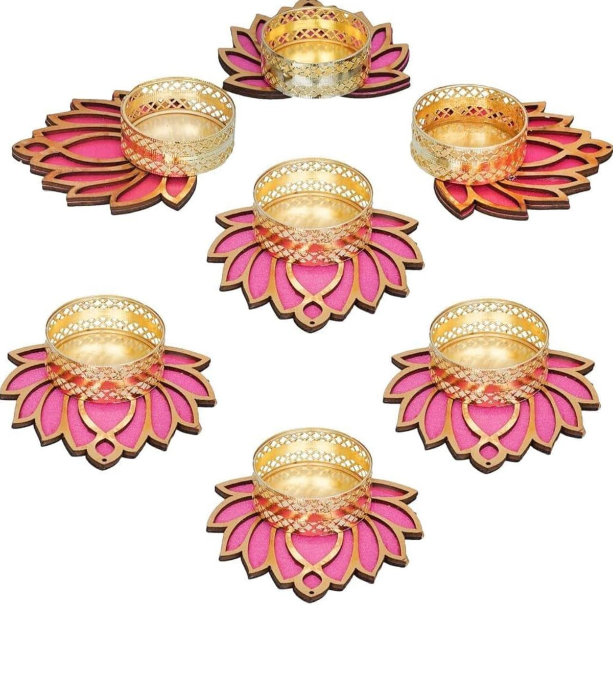 Decorative Diwali Diya  \ Lotus Tealight Candle Holder in Germany
