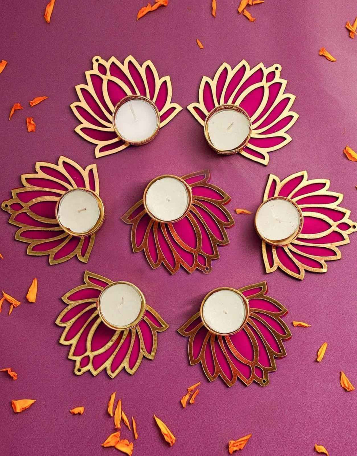 Decorative Diwali Diya  \ Lotus Tealight Candle Holder in Germany