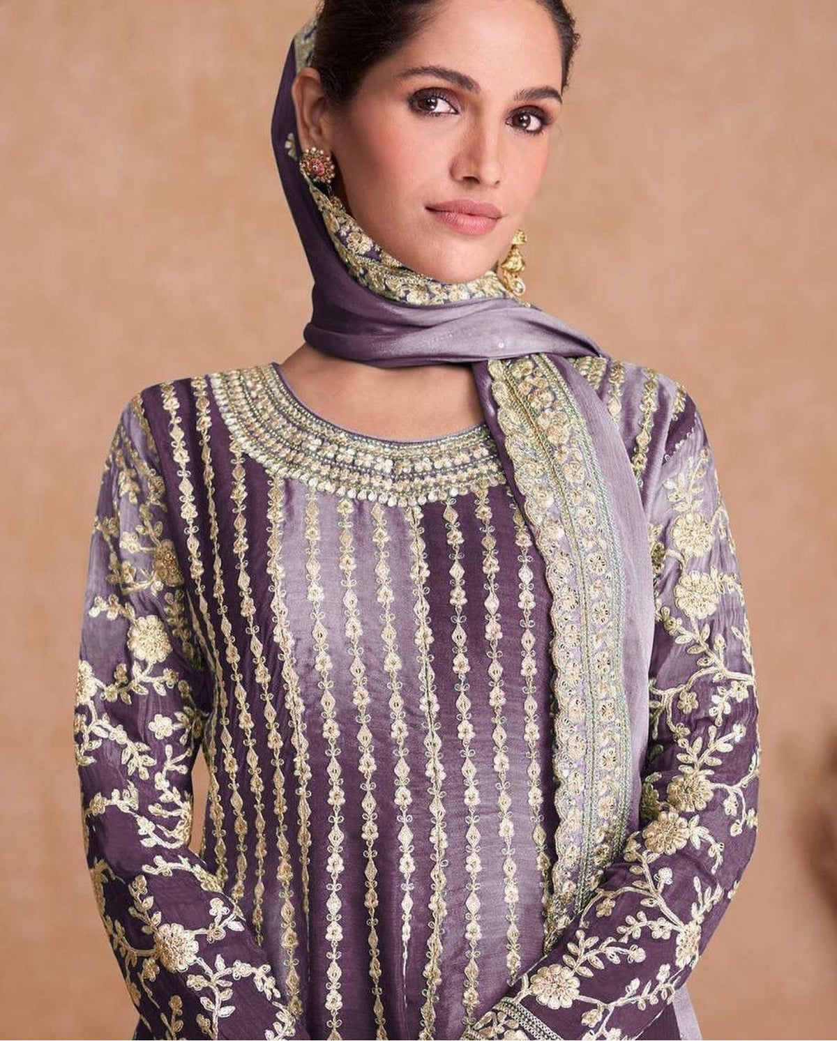Embroidery Pakistani Outfit Wear Sharara Dress in Germany