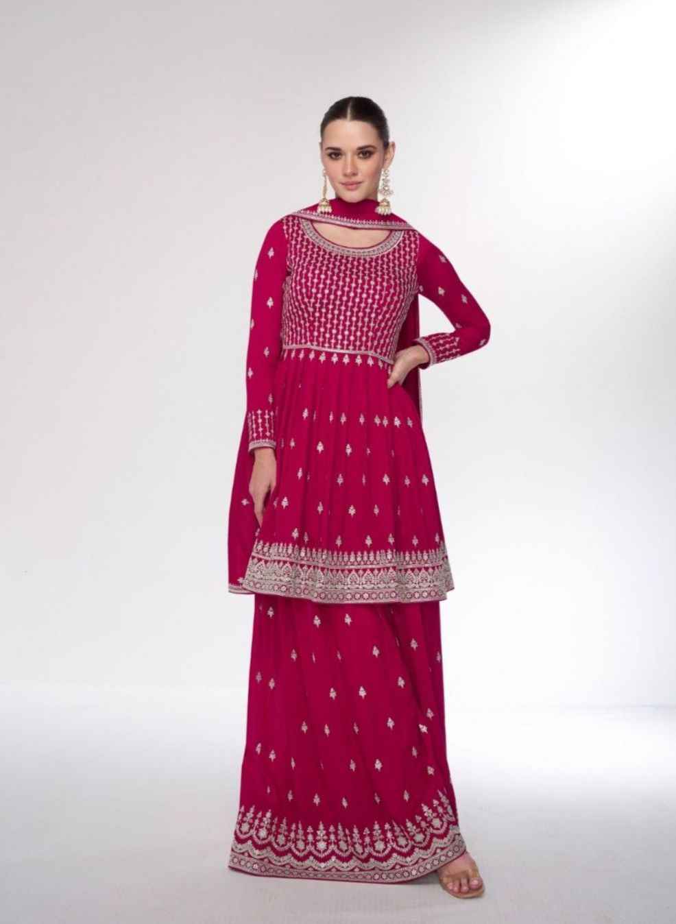 Premium Silk Embroiderd Work  Suit With Dupatta  in Berlin