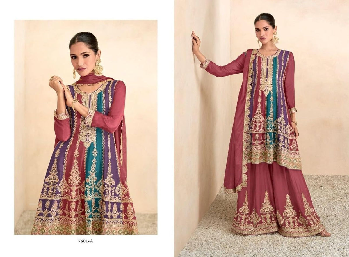 Designer Wedding Wear Latest Anarkali Style in Munich