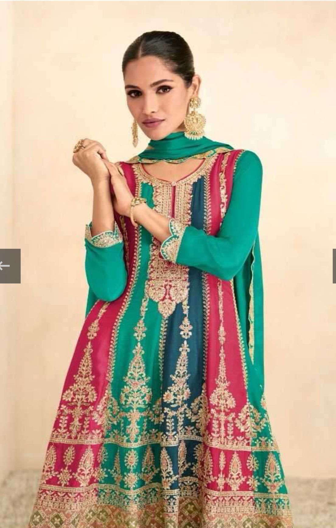 Designer Wedding Wear Latest Anarkali Style in Berlin