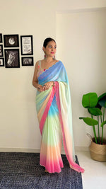 Multicoloured saree in Berlin