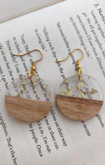 Wooden dangler Earring in Germany