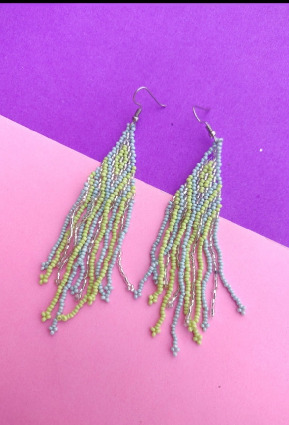 Beaded Earring Neon Color in Berlin
