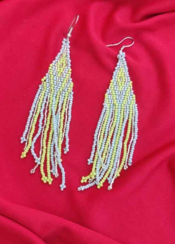 Beaded Earring Neon Color in Berlin