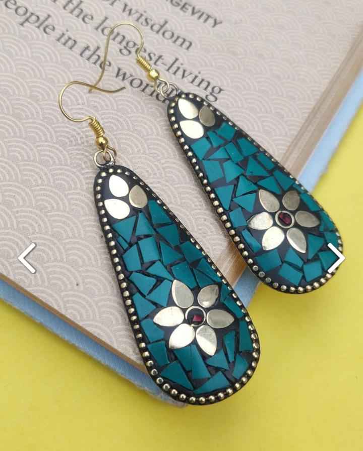 Boho Tibetan Style Light Weight Partywear Earring in Munich