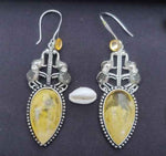 German Silver Designer Partywear Drop Shape Elephant Stud Dangler Earring in Germany