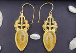 German Silver Designer Partywear Drop Shape Elephant Stud Dangler Earring in Berlin
