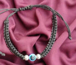 Handmade Nazariya Evil Eye Black metal Thread Bracelet in Munich