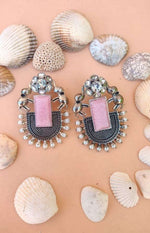 Oxidised stud earrings in Munich
