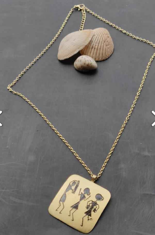 Brass Handmade Elegant Contemporary Deisgn Long Chain in Germany
