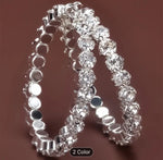 Trendy Design Hoop Earrings Silver in Berlin