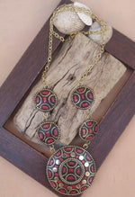 Afghani Tibetan Boho Designer Long Chain Laq Necklace in Germany