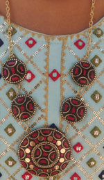 Afghani Tibetan Boho Designer Long Chain Laq Necklace in Germany