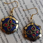 Afghani Tibetan Laq Multi Color Round Shape Light Weight Earring in Berlin