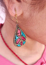 Tibetan Style Dangle Hook Earrings in Berlin