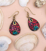 Brass Base Tibetan Earrings in Munich