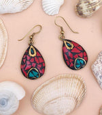 Brass Base Tibetan Earrings in Munich