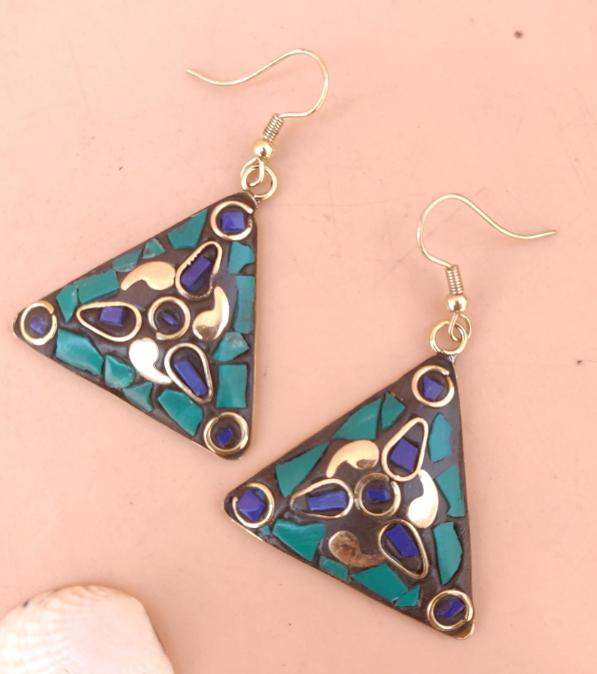 Charming Premium Quality Tibetan Laq Earrings in Berlin