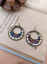 Brass Base Tibetan Earrings in Berlin