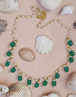 Handmade Pearl Chain Tumbler Choker Necklace in Berlin