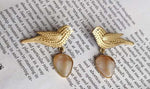 Bird shape earrings in Germany