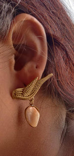 Bird shape earrings in Germany