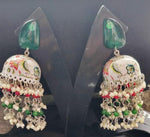 Designer Handmade Meenakari Work Jhumki  Women and Girls in Munich