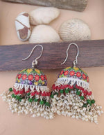 Handmade Handpainted Designer Meenakari Work Jhumki in Germany