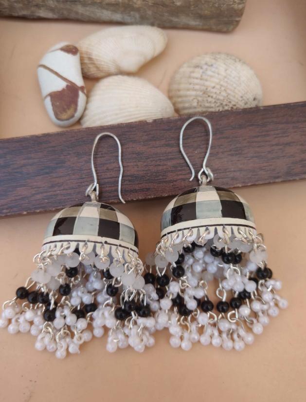 Handmade Handpainted Cheque Meenakari Work in Germany