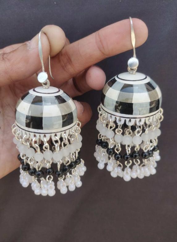 Handmade Handpainted Cheque Meenakari Work in Germany
