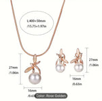 Pearl Necklace Earrings Set in Germany