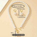 Elegant Pearl Necklace and Earring in Munich