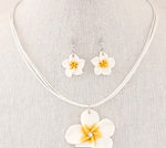 Polymer Clay Flower Necklace Sets with Dangle Earing Women Girl in Germany