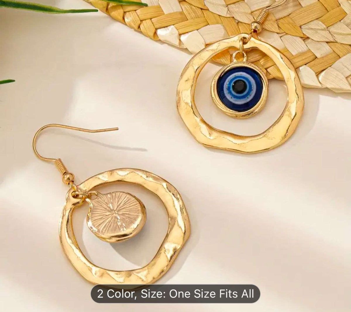 Blue Evil Eye Earrings in Berlin
