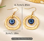 Blue Evil Eye Earrings in Berlin