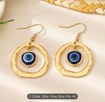 Blue Evil Eye Earrings in Berlin