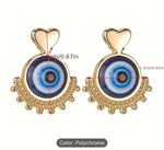Blue Evil Eye Earrings in Germany