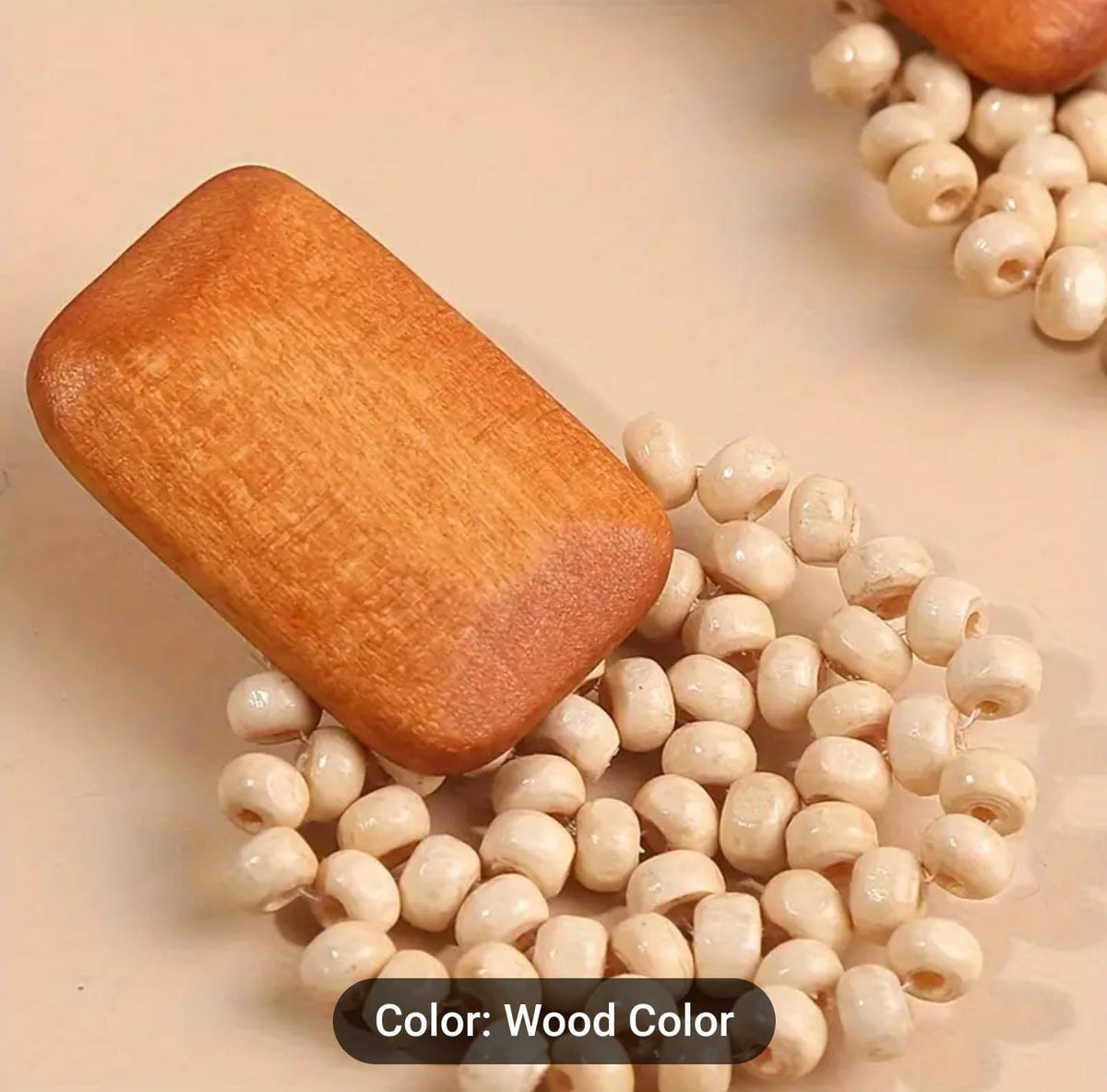 WOOD AND RATTAN SEED EARRINGS IN GERMANY