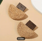 Rattan Dangle Earrings Bohemia Earrings in Munich