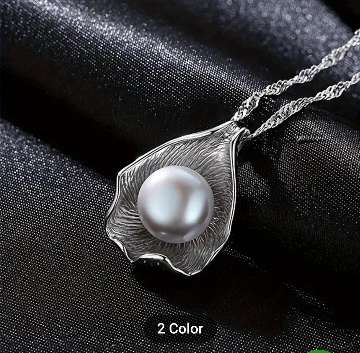 Sterling Silver Shell Pearl Pendant Necklace For Women in Germany