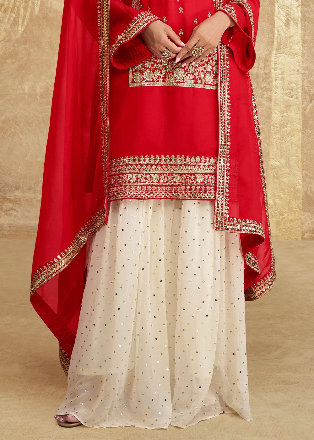 Embroidered Chinon Silk Pakistani Suit in Berlin