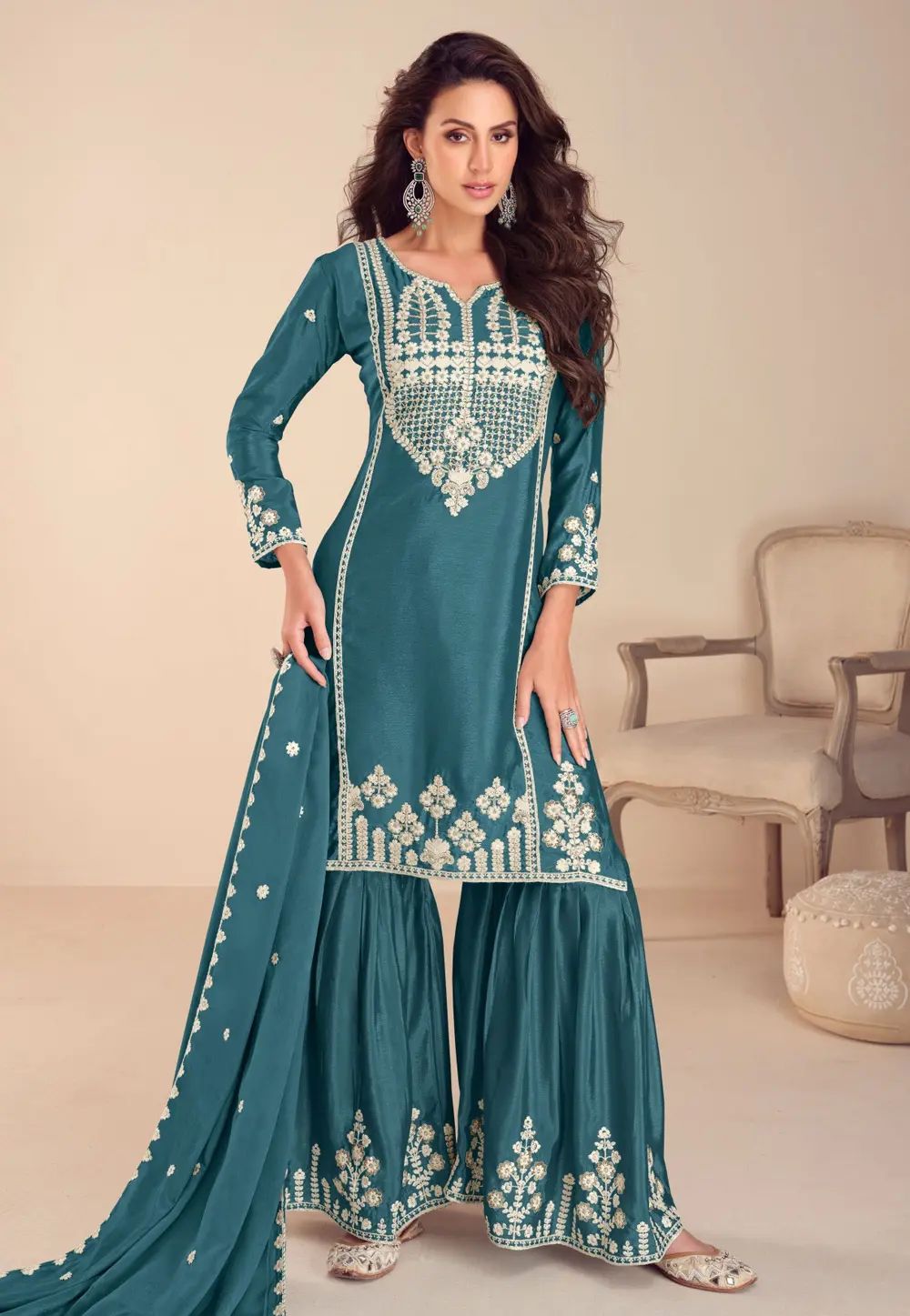 Embroidered Readymade Salwar Kameez in Germany