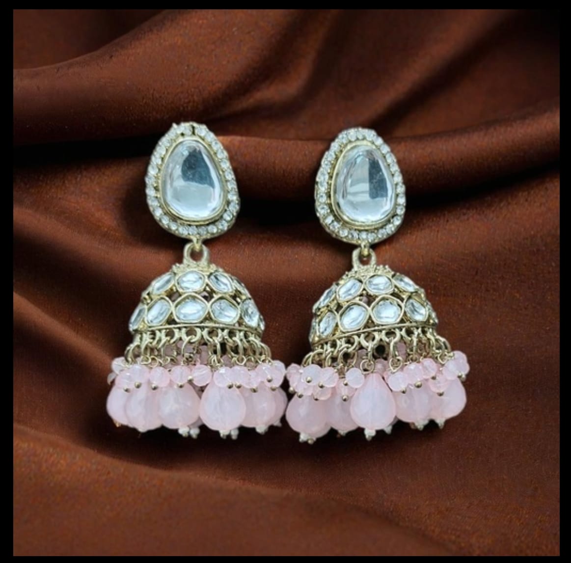 Silver Plated Alloy Jhumki Earring in Berlin