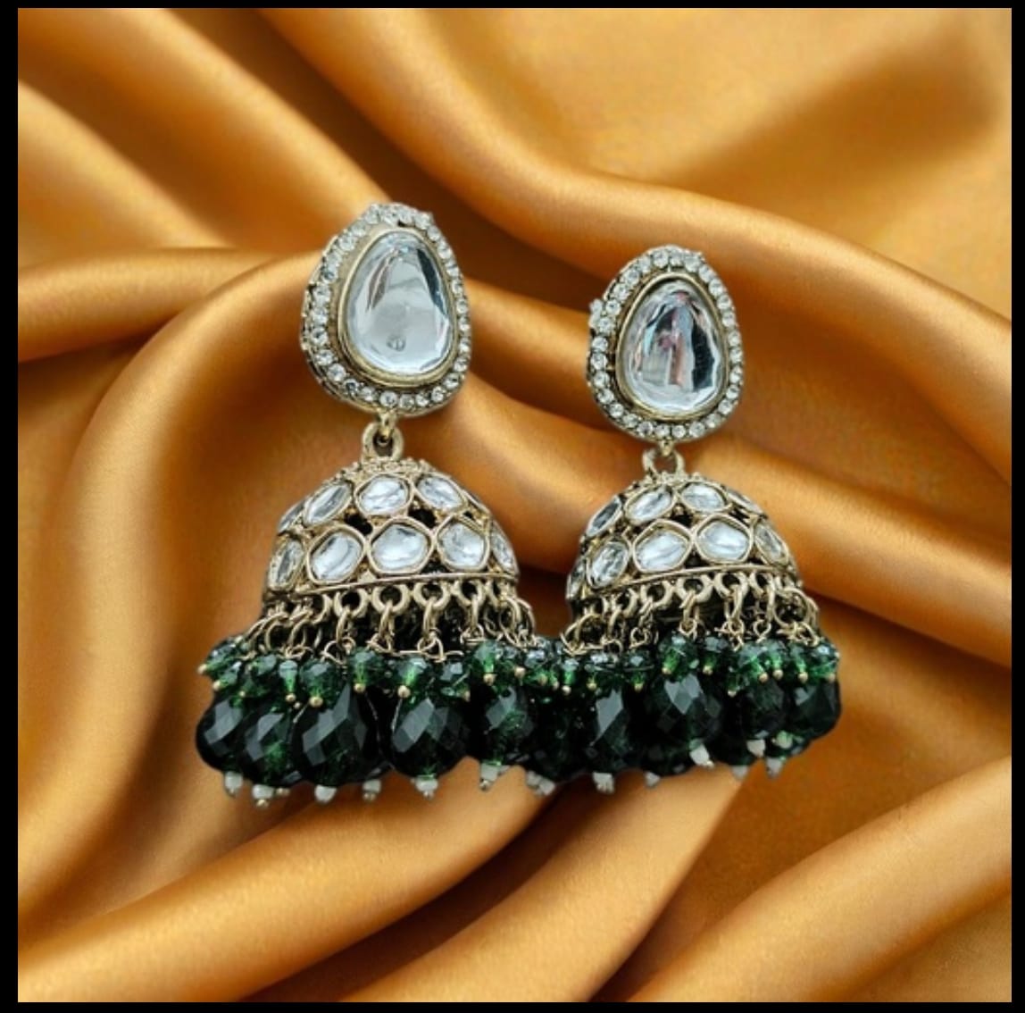 Silver Plated Alloy Jhumki Earring in Berlin