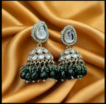 Silver Plated Alloy Jhumki Earring in Berlin