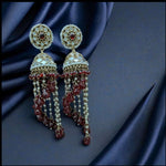 Premium Unique Mirror And Beads Jhumki Earrings in Germany Namma Markt