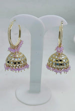 Beaded  Textured Round Shaped Jhumkas Earrings for Women in Germany